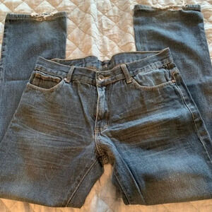 Iron co straight‎ leg blue jeans 34 W 34L